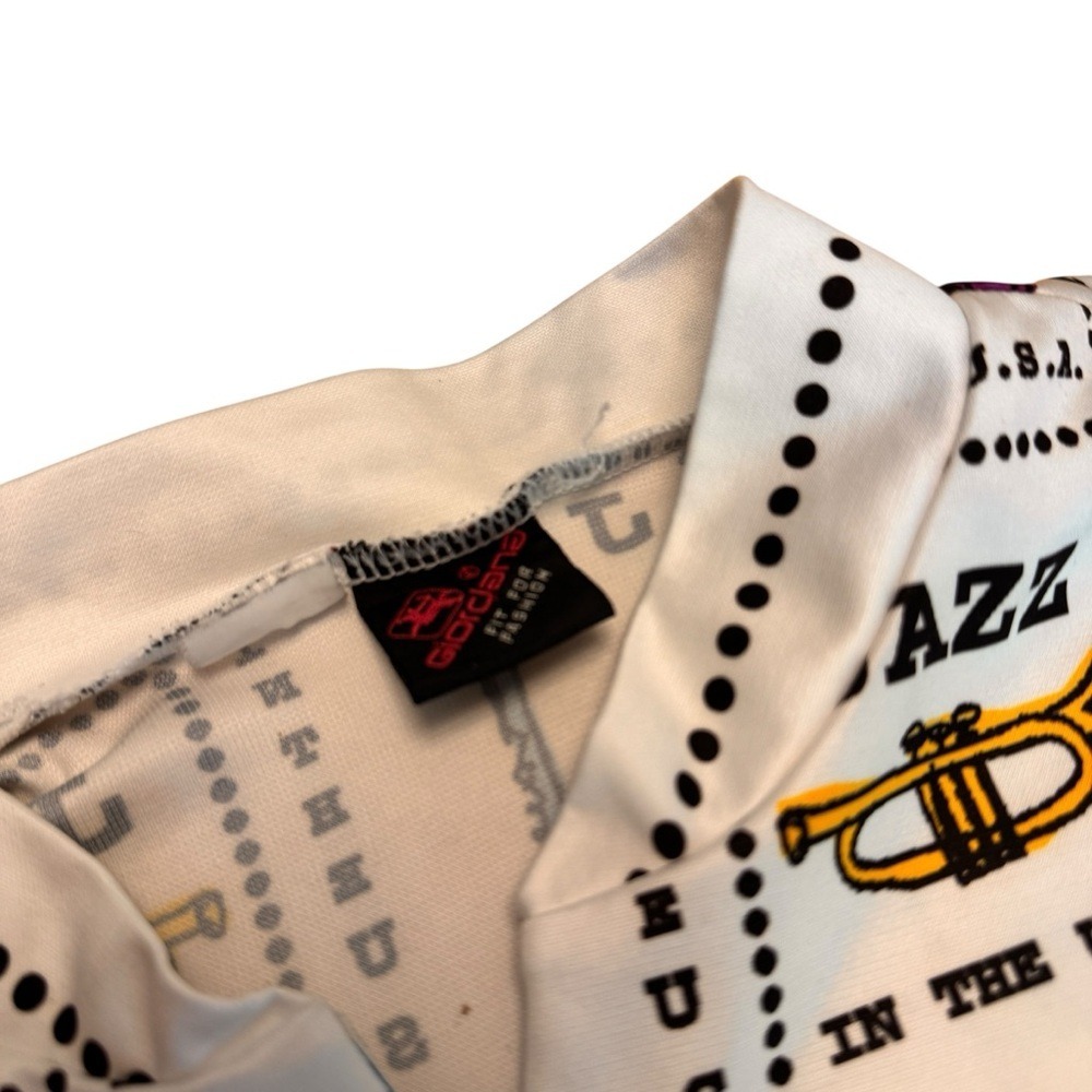 Giordana Jazz Festival Cycling Jersey M Vintage 1996 USA Rare Print COLLECTIBLE - Picture 5 of 9